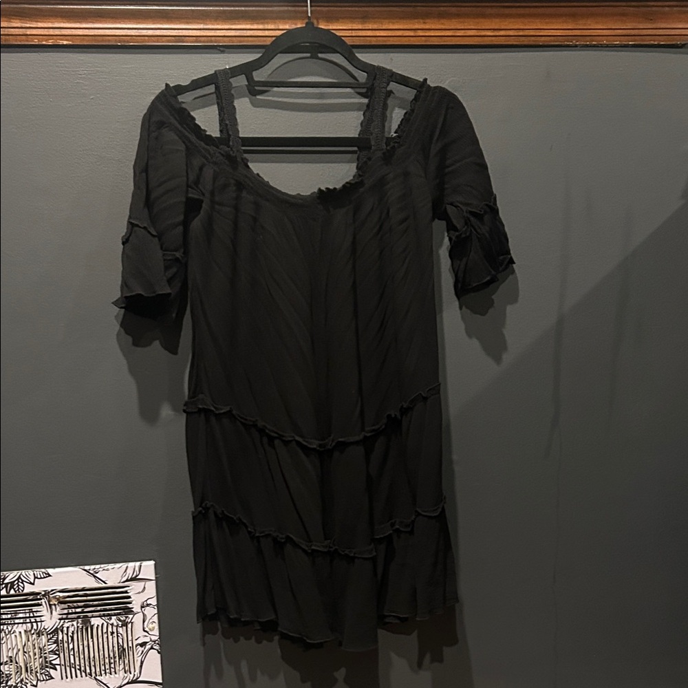 Black Off-Shoulder Dress